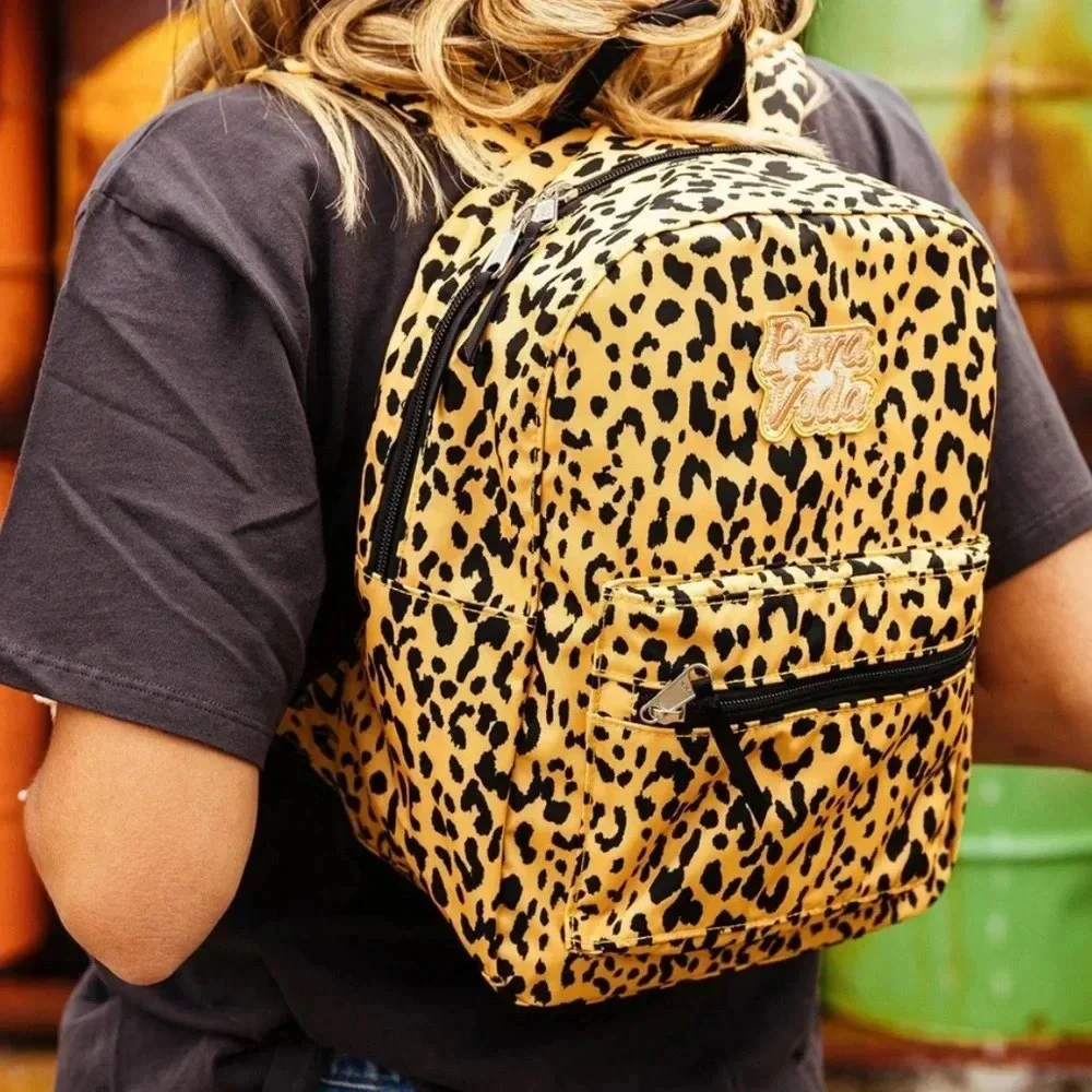 PURA VIDA LEOPARD MINI BACKPACK